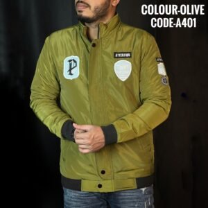 Stylish Jacket- Code- A401(Olive)