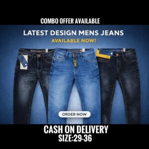 Knit Denim 3pis Combo+Free 1Box Socks
